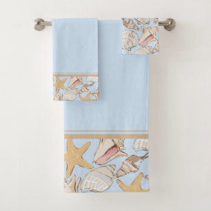 Shells Bathroom Towel Set