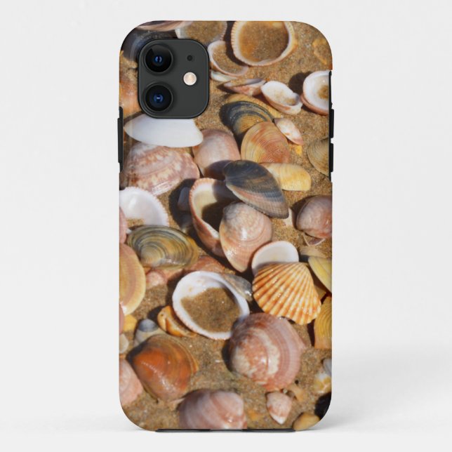 Shells On A Sandy Beach | Andalusia, Spain Case-Mate iPhone Case (Back)