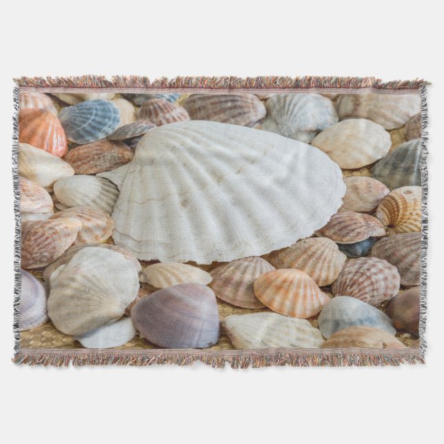 shells throw blanket (Front)