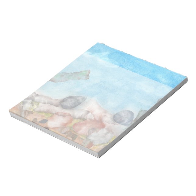 Shells Under The Sea. Notepad (Rotated)