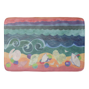 Shells - Under Wild Footsteps Bath Mat