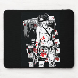 Shelly-Zombie-Hunter Mouse Pad