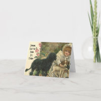 Shelter From The Storm Pet Cat Rescue Thanks Card