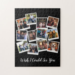 Shelter In Place Photo Collage Modern Coronavirus Jigsaw Puzzle