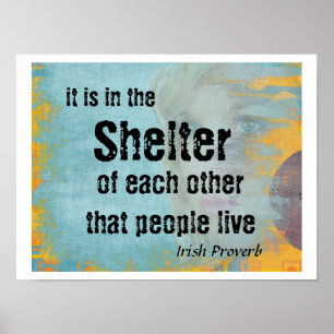 Shelter of each other poster