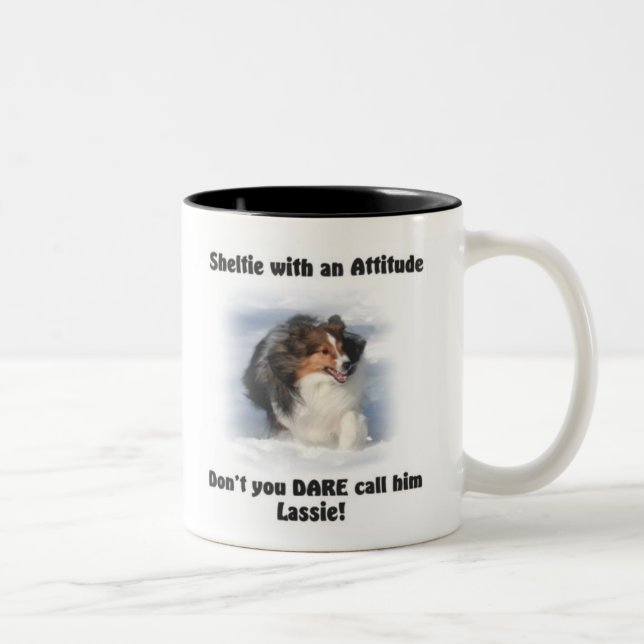 Sheltie Attitude Mug (Right)