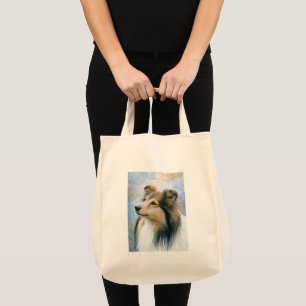 Sheltie Collie Dog 122 Tote Bag