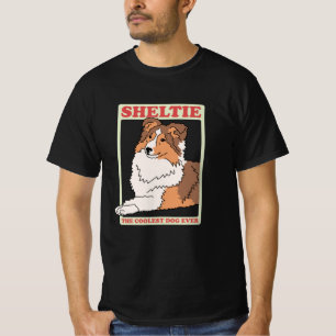 Sheltie Coolest Dog   Shetland Sheepdog T-Shirt