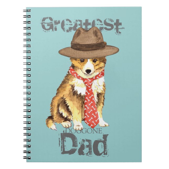 Sheltie Dad Notebook (Front)