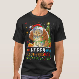 Sheltie Dog Lover Funny Happy Sheltie HelloThanksM T-Shirt