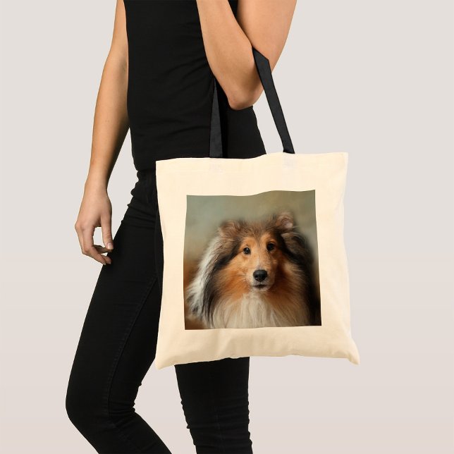 Sheltie Dog Tote Bag (Creator Uploaded)