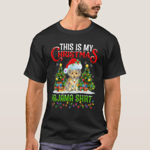 Sheltie Dog Xmas Lights This Is My Christmas Pajam T-Shirt
