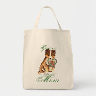 Sheltie Heart Mum Tote Bag