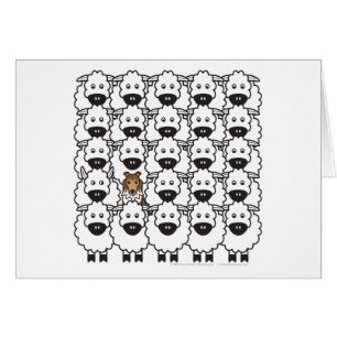 Sheltie in the Sheep