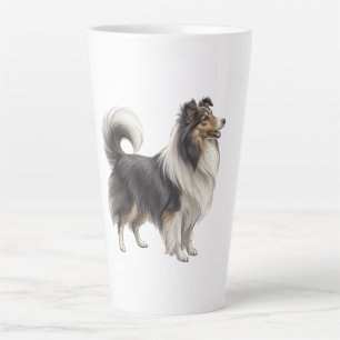 Sheltie Latte Mug