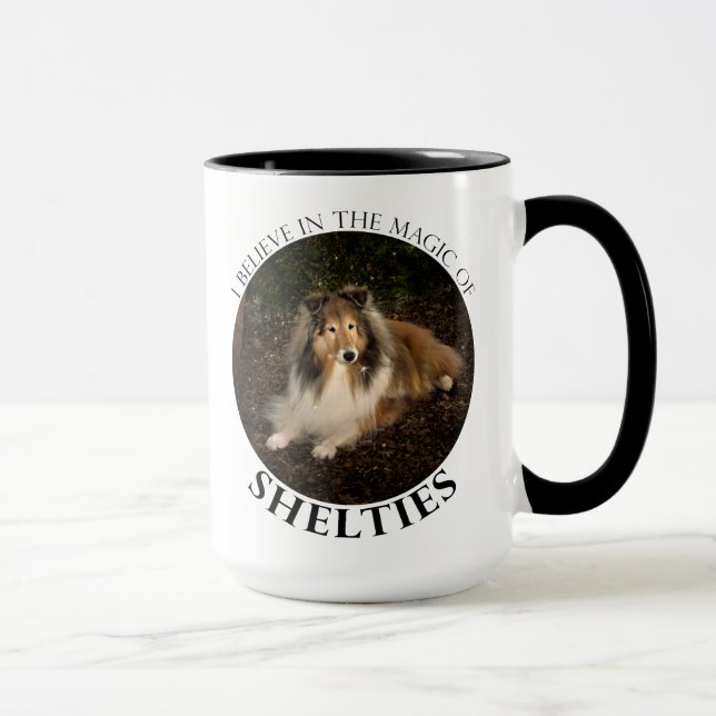 Sheltie Magic Mug (Right)