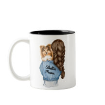 Sheltie Mama Dk Brown with Sable Shetland Sheepdog