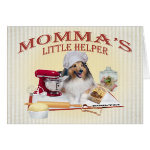 Sheltie Momma's Helper cards