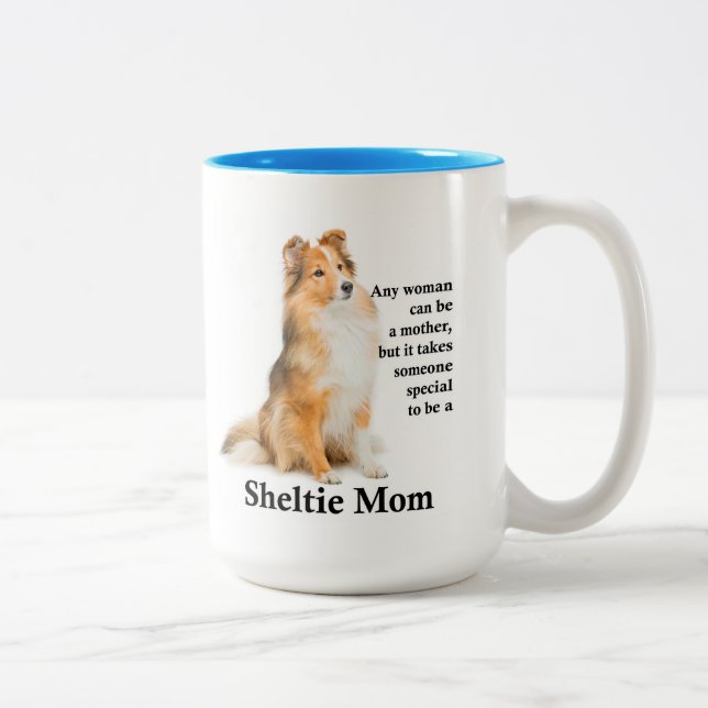 Sheltie Mum Mug (Right)