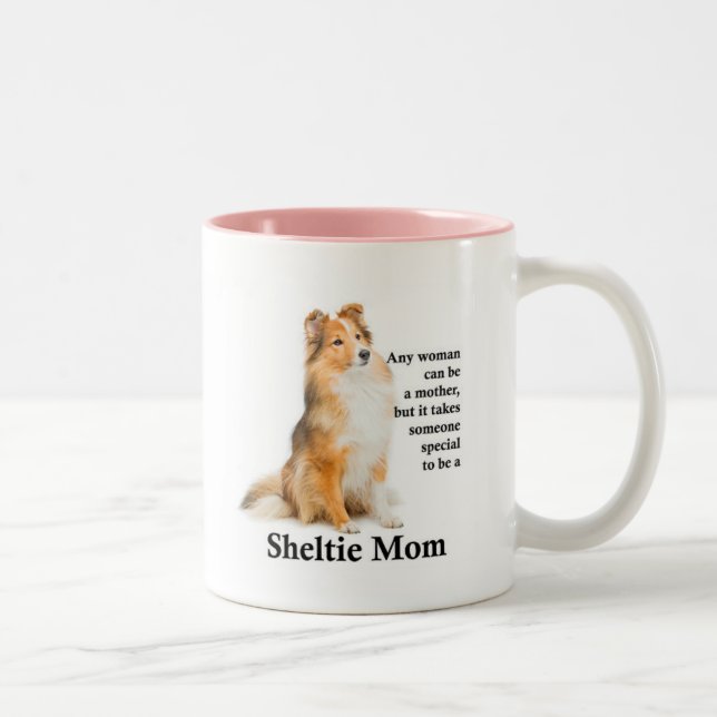 Sheltie Mum Mug (Right)