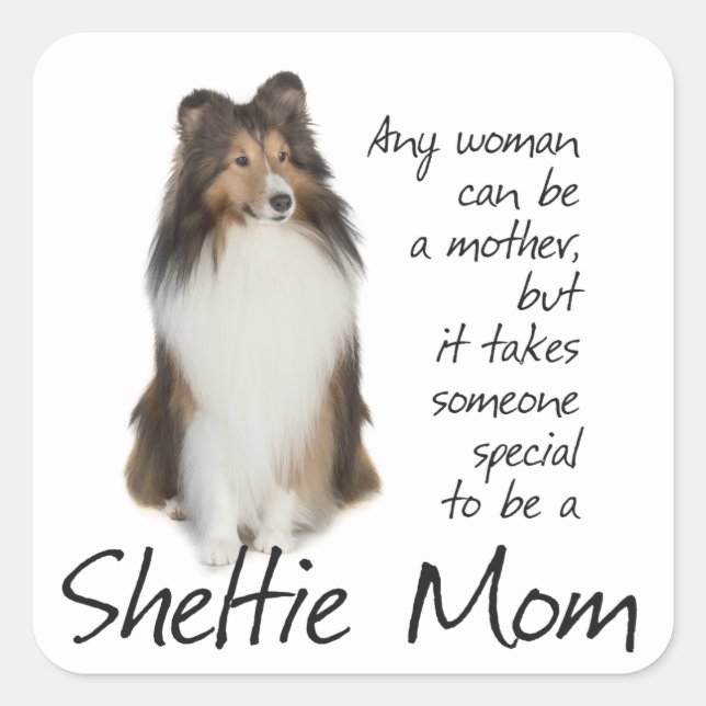 Sheltie Mum Stickers (Front)
