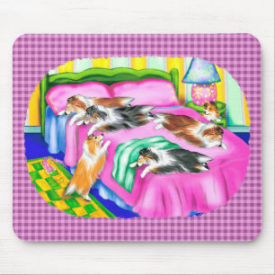 Sheltie Pink Comfort Mouse Pad