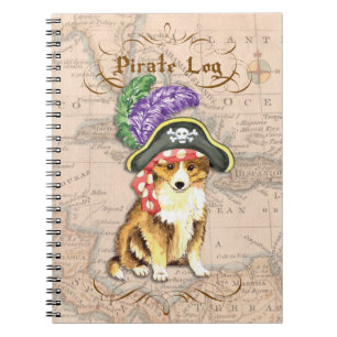 Sheltie Pirate Notebook