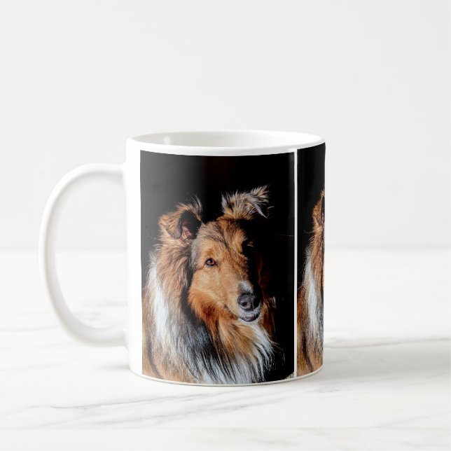 sheltie portrait coffee mug (Left)