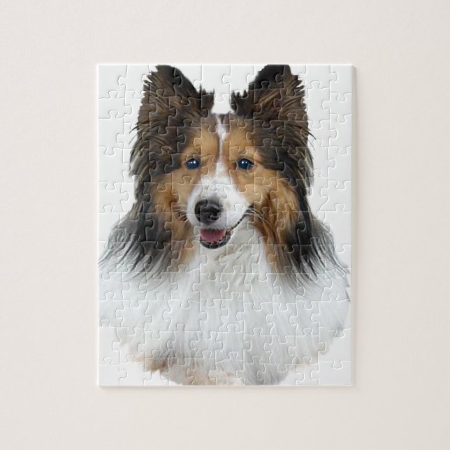 Sheltie Portrait Jigsaw Puzzle (Vertical)