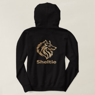 Sheltie Premium Gold Design Hoodie