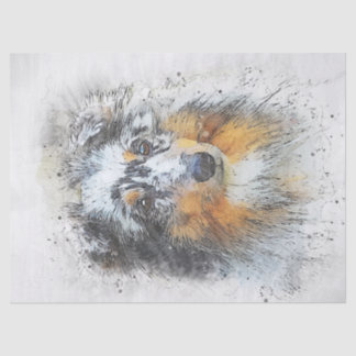 Sheltie -Shetland Sheepdog Decoupage Tissue Paper