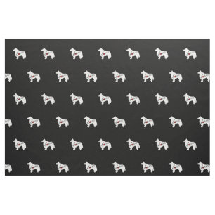 Sheltie (Shetland Sheepdog) Love Fabric