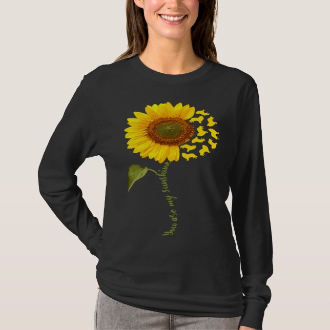 Sheltie Sunflower T-Shirt (Front)