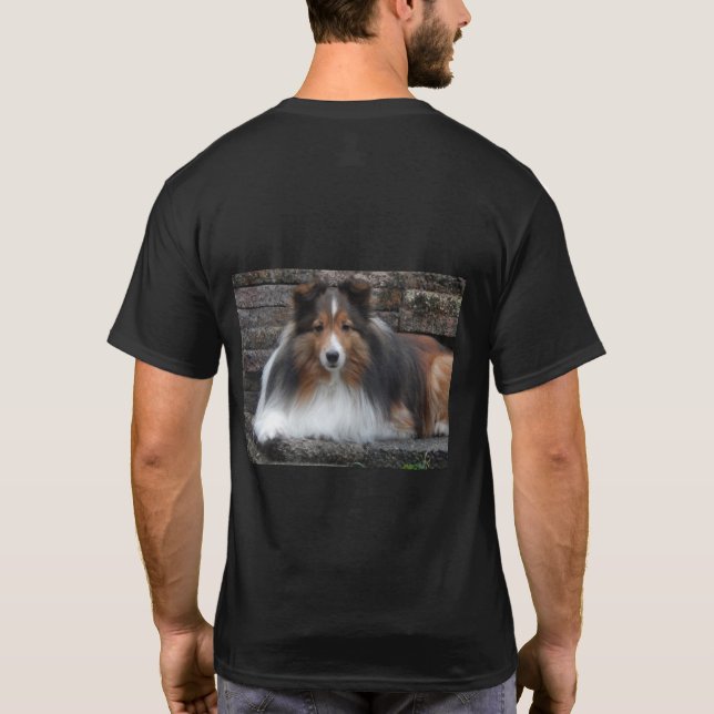 Sheltie T-shirt  two sided (Back)
