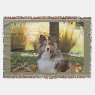 Sheltie Throw Blanket