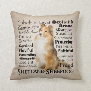 Sheltie Traits Cushion