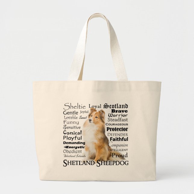 Sheltie Traits Tote (Front)