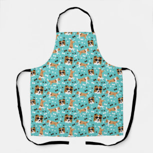 Shelties Shetland Sheepdog Collie Dog Paw Print  A Apron