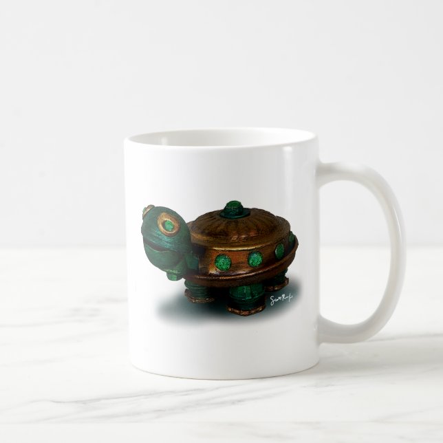 Shelton the Turtle Coffee Mug (Right)