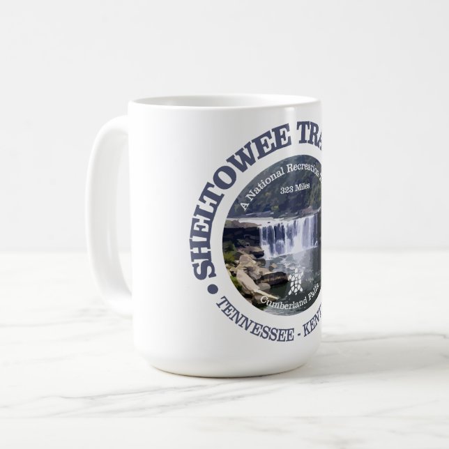 Sheltowee Trace Trail Coffee Mug (Front Left)