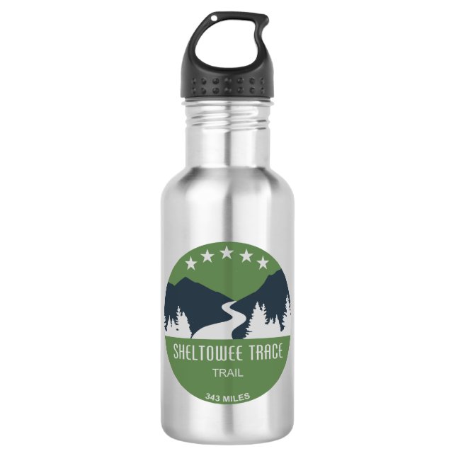 Sheltowee Trace Trail Kentucky Tennessee 532 Ml Water Bottle (Front)