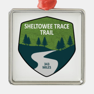 Sheltowee Trace Trail Kentucky Tennessee Metal Ornament