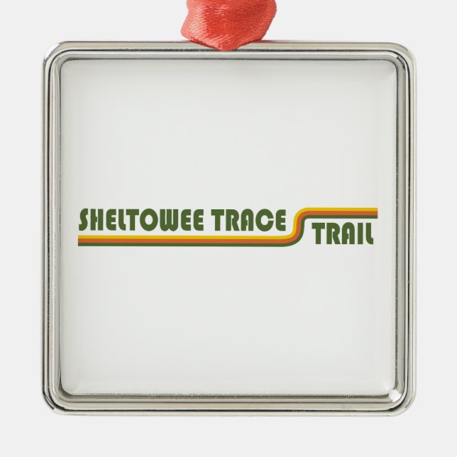 Sheltowee Trace Trail Kentucky Tennessee Metal Ornament (Front)