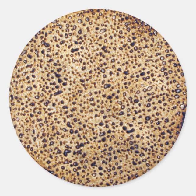 Shemura Matzah Classic Round Sticker (Front)