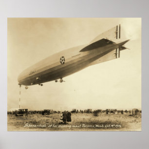 Shenandoah Blimp at Mooring Mast Poster