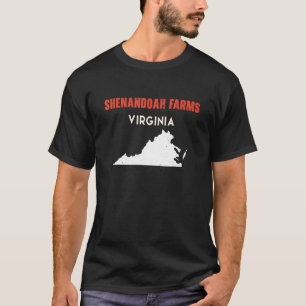 Shenandoah Farms Virginia USA State America Travel T-Shirt