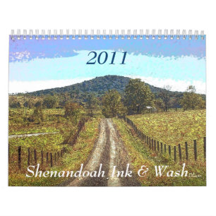 Shenandoah Ink & Wash 2011 Calendar