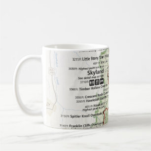Shenandoah map mug