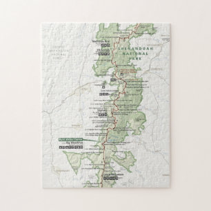 Shenandoah map puzzle