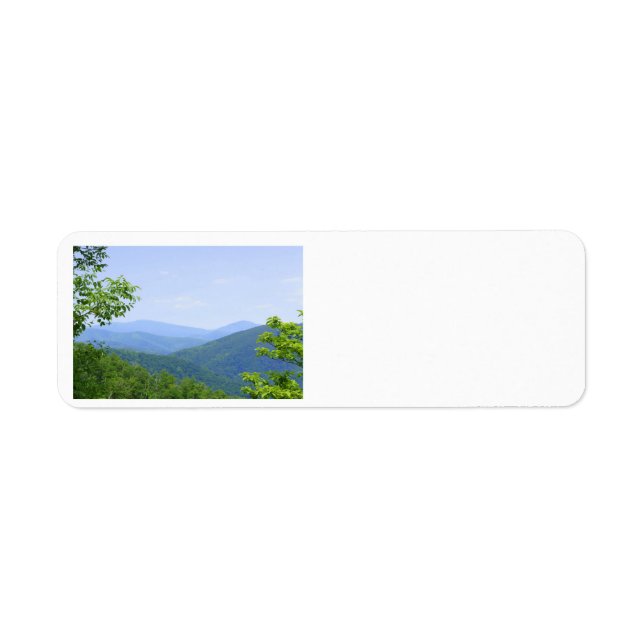 Shenandoah Mountains Return Address Label (Front)